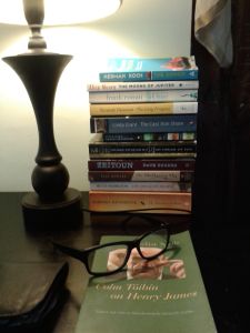 My 'to read' pile. The other book is Colm Toibin's essays on Henry James. Toibin is never far away.