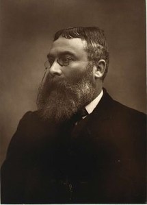 British novelist, historian and humanitarian, Walter Besant (1836 - 1901)