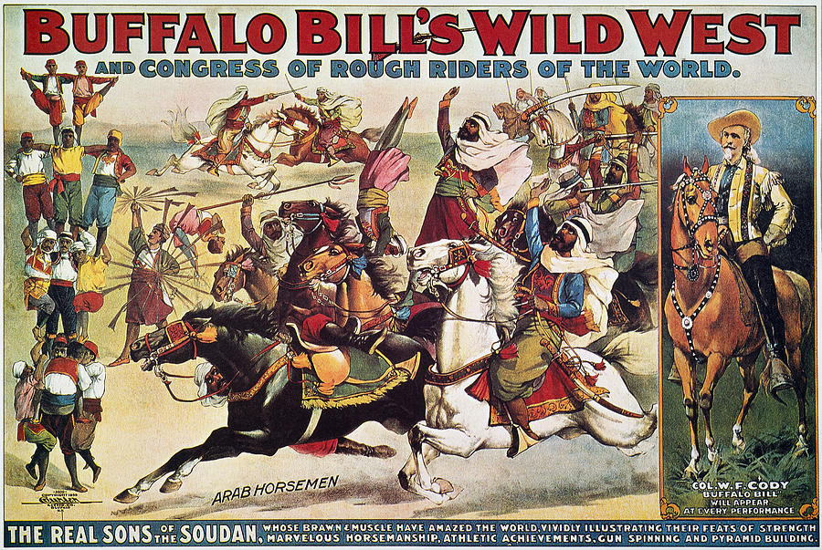 A poster for Buffalo Bill's Wild West, Congress of Rough Riders, 1899